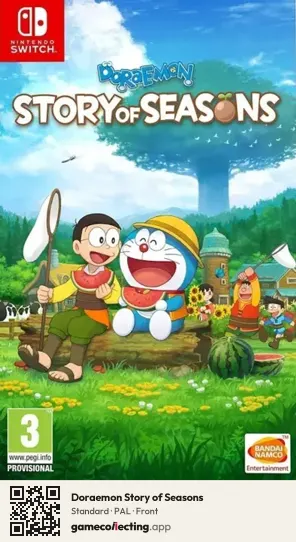 Doraemon Story of Seasons Nintendo Switch, PAL box front