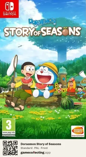 Doraemon Story of Seasons Nintendo Switch, PAL box front