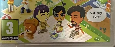 Tomodachi Life: Living the Dream, the PEGI square on its front