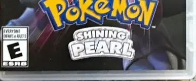 Pokémon Shining Pearl, the ESRB box on its front