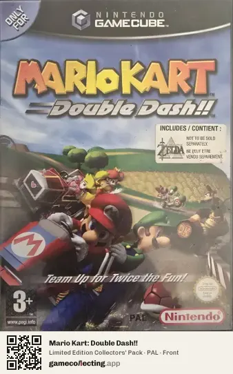 Mario Kart: Double Dash!! Nintendo GameCube, PAL box front