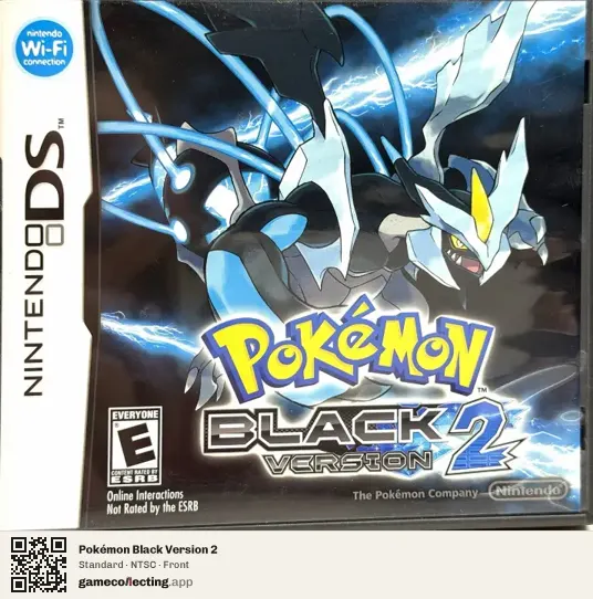 Pokémon Black Version 2 Nintendo DS, NTSC box front
