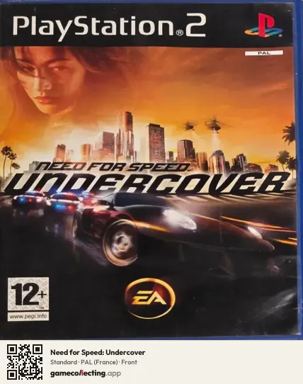 Need for Speed: Undercover PlayStation 2, France box front