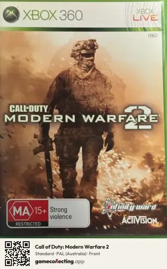 Call of Duty: Modern Warfare 2 Xbox 360, Australia box front
