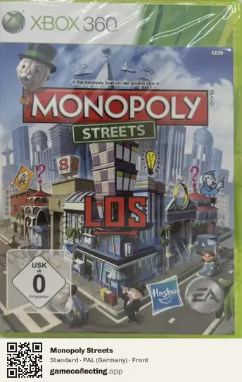 Monopoly Streets Xbox 360, Germany box front