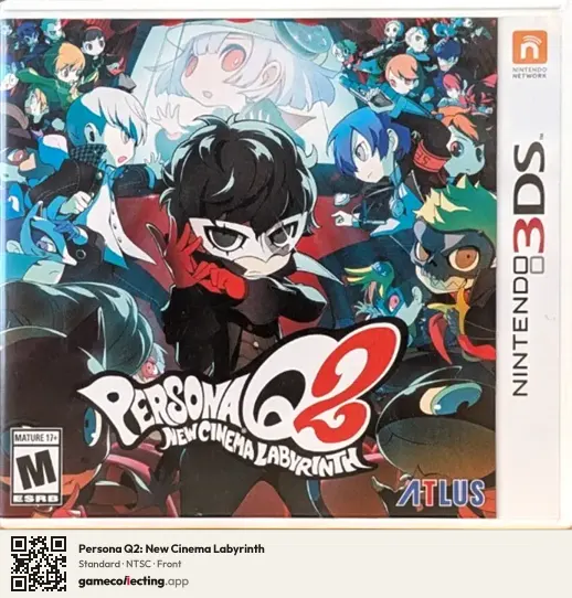 Persona Q2: New Cinema Labyrinth Nintendo 3DS, NTSC box front