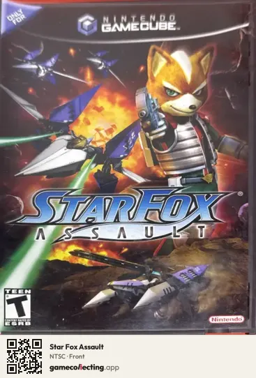Star Fox Assault Nintendo GameCube, NTSC box front