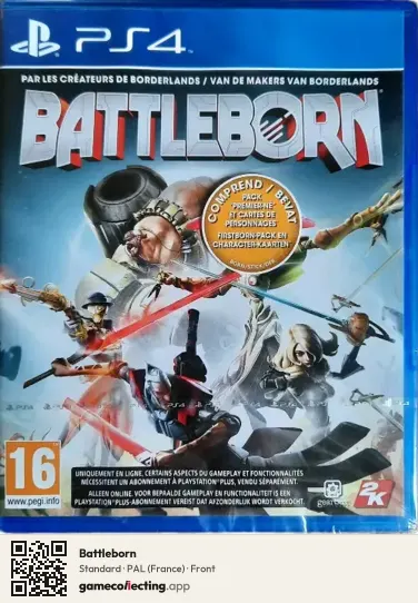 Battleborn PlayStation 4, France box front