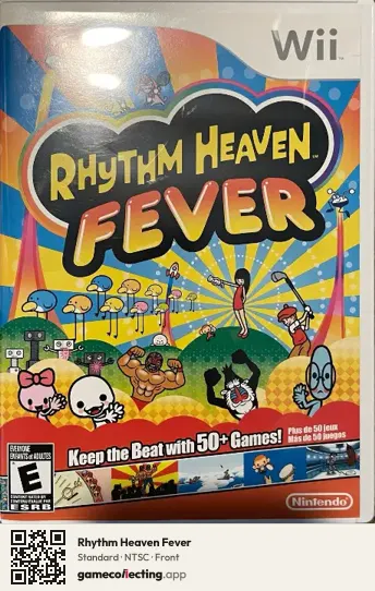 Rhythm Heaven Fever Nintendo Wii, NTSC box front