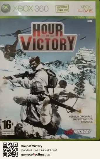 Hour of Victory Xbox 360, France box front