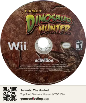 Jurassic: The Hunted Nintendo Wii, NTSC disc