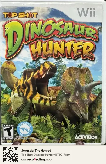 Jurassic: The Hunted Nintendo Wii, NTSC box front