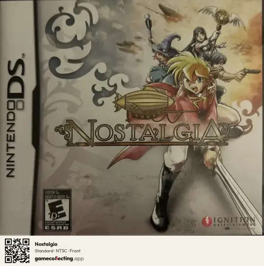 Nostalgia Nintendo DS, NTSC box front