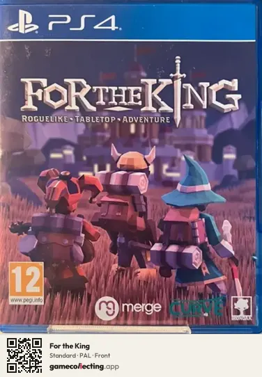 For the King PlayStation 4, PAL box front