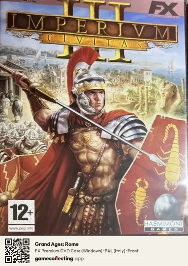 Grand Ages: Rome Computer, Italy box front