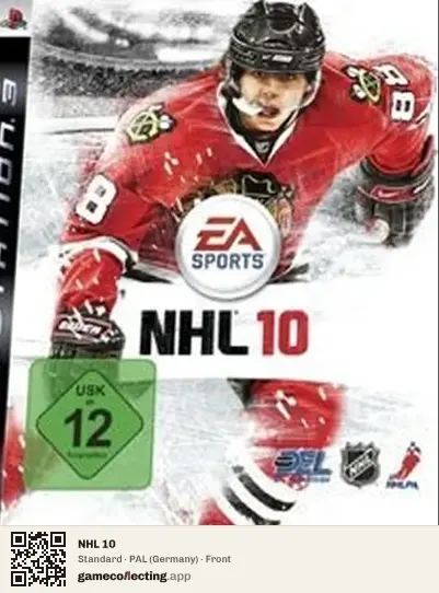 NHL 10 PlayStation 3, Germany box front