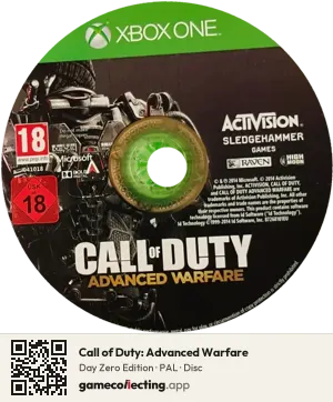Call of Duty: Advanced Warfare Xbox One, PAL disc