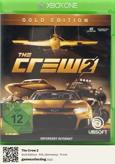 The Crew 2 Xbox One, Germany box front