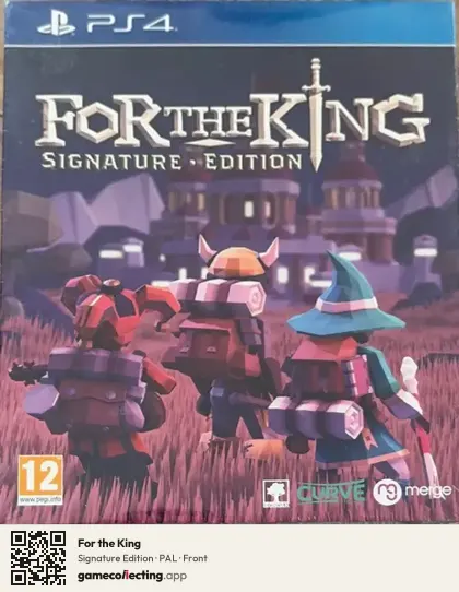 For the King PlayStation 4, PAL box front