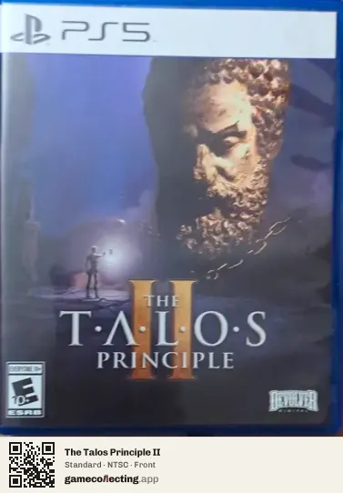 The Talos Principle II PlayStation 5, NTSC box front