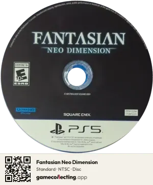 Fantasian Neo Dimension PlayStation 5, NTSC disc