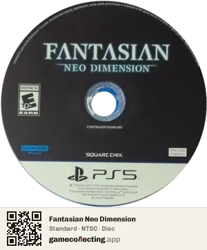Fantasian Neo Dimension PlayStation 5, NTSC disc