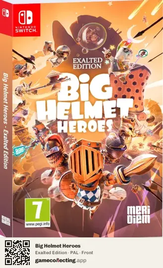 Big Helmet Heroes Nintendo Switch, PAL box front