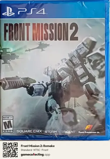 Front Mission 2: Remake PlayStation 4, NTSC box front
