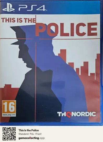This Is the Police PlayStation 4, PAL box front