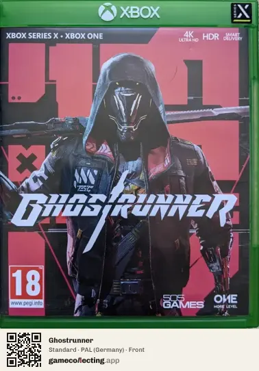 Ghostrunner Xbox Series X, Germany box front