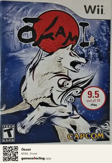 Ōkami Nintendo Wii, NTSC box front
