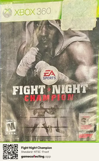 Fight Night Champion Xbox 360, NTSC box front