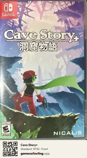 Cave Story+ Nintendo Switch, NTSC box front