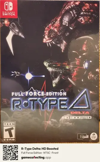 R-Type Delta: HD Boosted Nintendo Switch, NTSC box front
