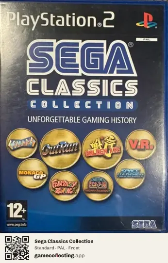 Sega Classics Collection PlayStation 2, PAL box front