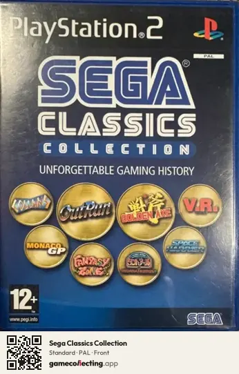 Sega Classics Collection PlayStation 2, PAL box front