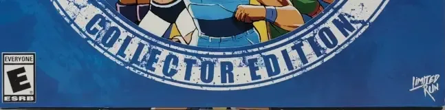 Windjammers, the ESRB box on its front