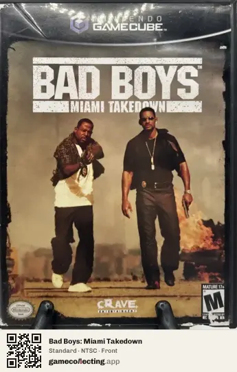 Bad Boys: Miami Takedown Nintendo GameCube, NTSC box front