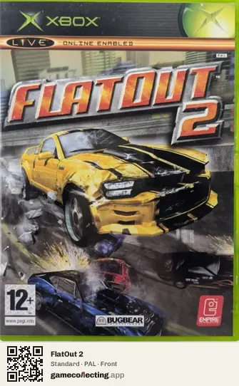 FlatOut 2 Xbox, PAL box front