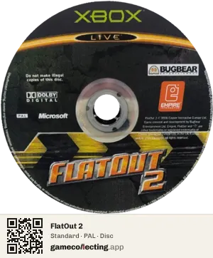 FlatOut 2 Xbox, PAL disc