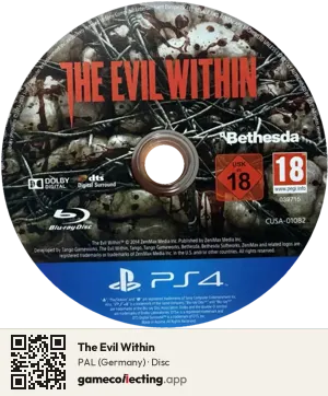 The Evil Within PlayStation 4, PAL disc