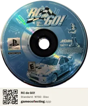 RC de GO! PlayStation, NTSC disc