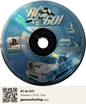 RC de GO! PlayStation, NTSC disc