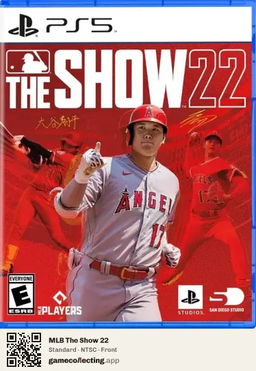 MLB The Show 22 PlayStation 5, NTSC box front
