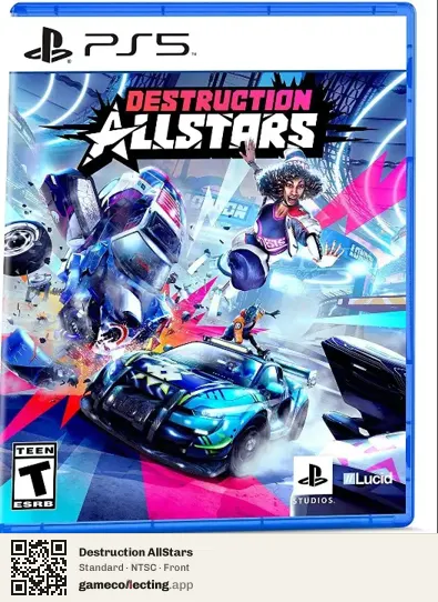 Destruction AllStars PlayStation 5, NTSC box front