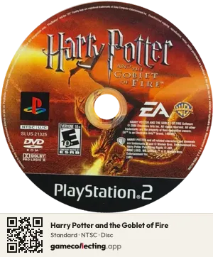 Harry Potter and the Goblet of Fire PlayStation 2, NTSC disc