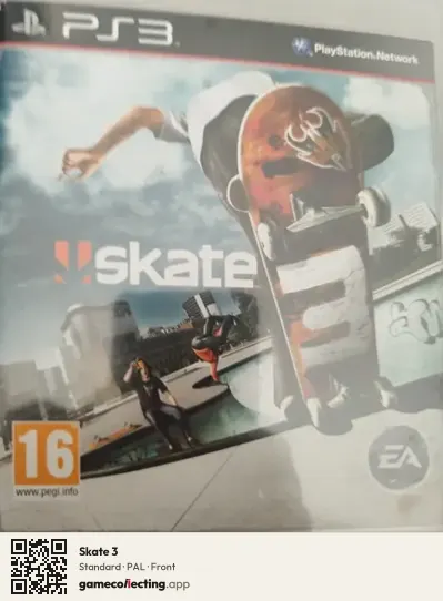 Skate 3 PlayStation 3, PAL box front