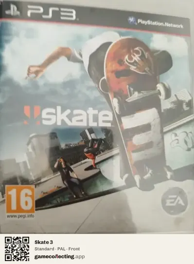 Skate 3 PlayStation 3, PAL box front