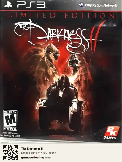 The Darkness II PlayStation 3, NTSC box front