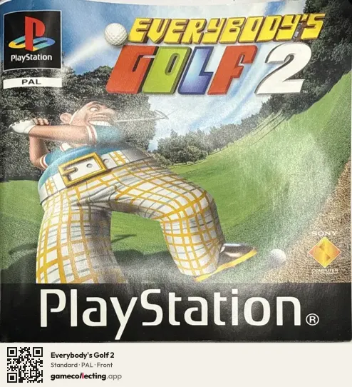 Everybody's Golf 2 PlayStation, PAL box front